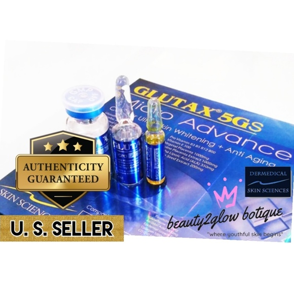 6 Vials 100% AUTHENTIC GLUTAX 5GS - Micro Advance
